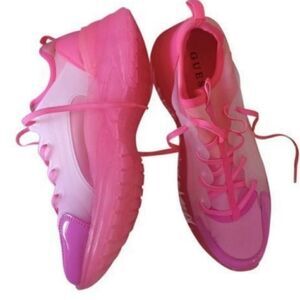 New Barbie pink Guess sneakers bubblegum sz0